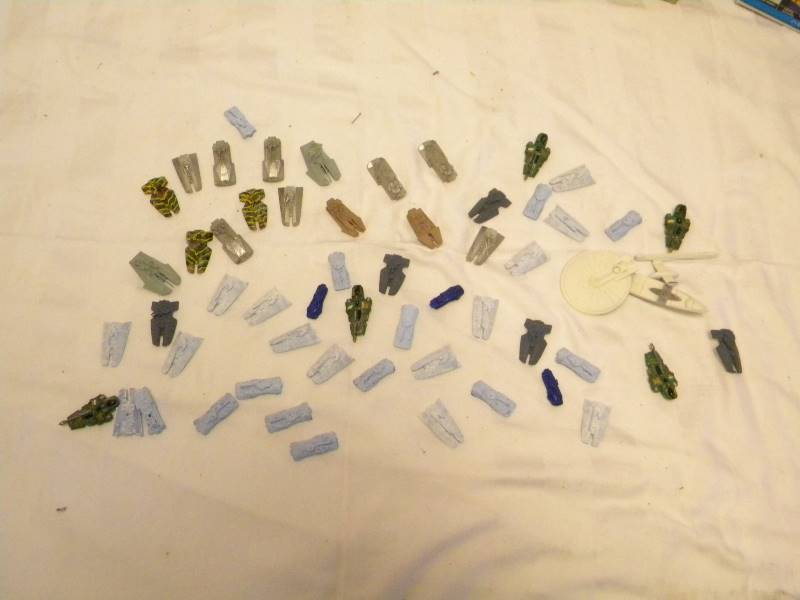 lot 144 image: Miniature Spaceship Lot