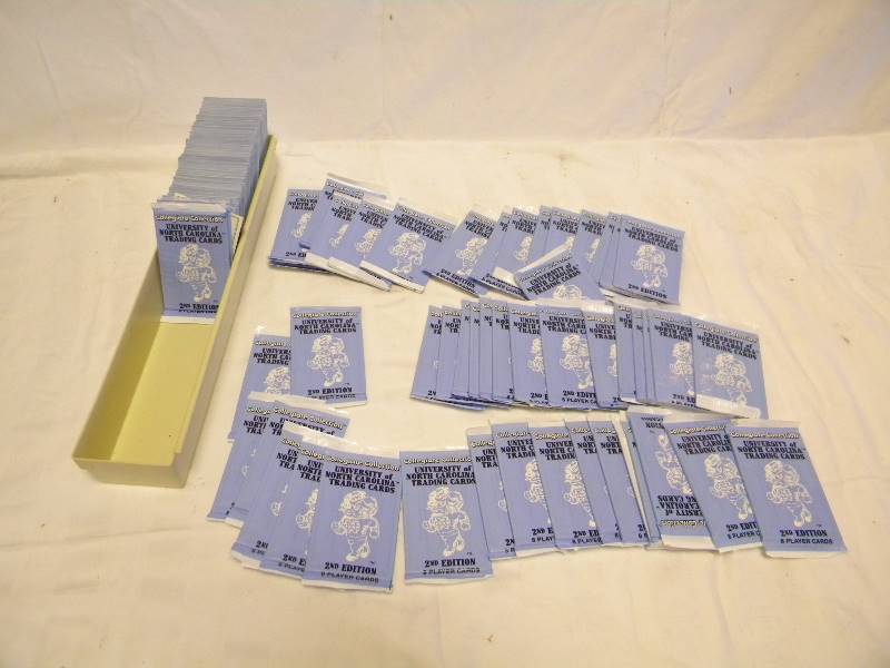 lot 182 image: University of North Carolina Trading Card Lot