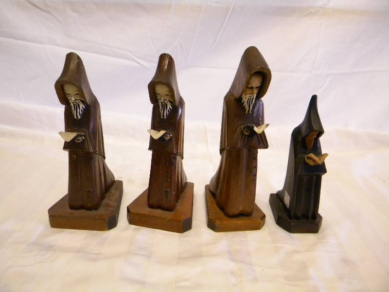lot 225 image: Praying Monks Lot