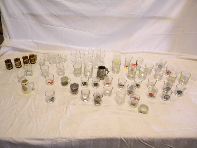 lot 228 image: Large Shot Glass Lot