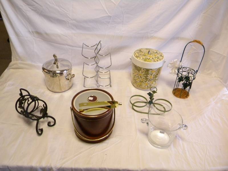 lot 239 image: Wine Holders And Ice Bucket Lot