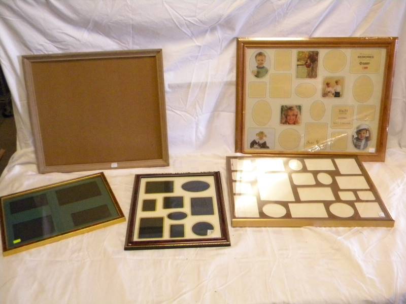 lot 245 image: Framed Photo Wall Collage Lot