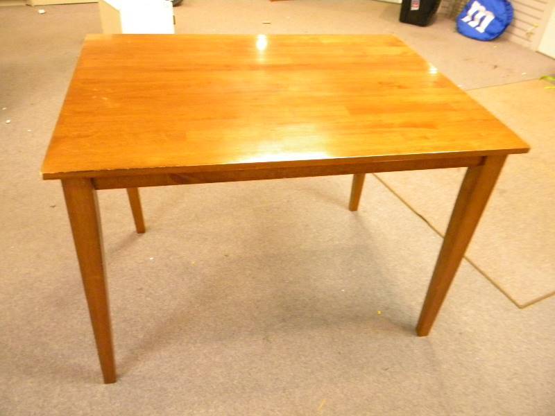 lot 253 image: Pub Height Wood Table