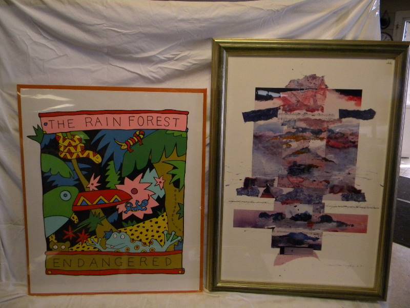 lot 346 image: Framed Art Lot