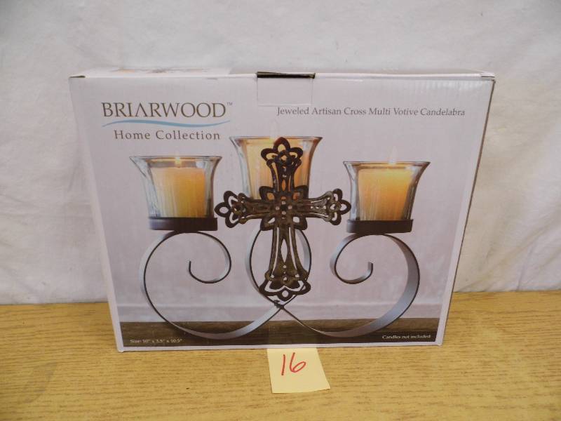 lot 16 image: Briarwood Home Collection Jeweled Artisan Cross