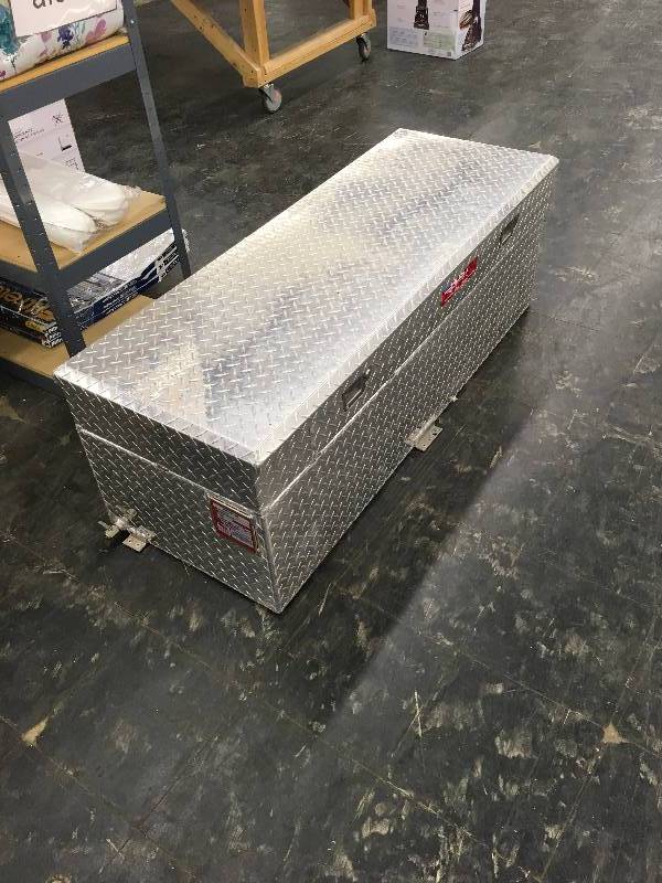 Diamond Plate Auxilary Tank and Tool Box