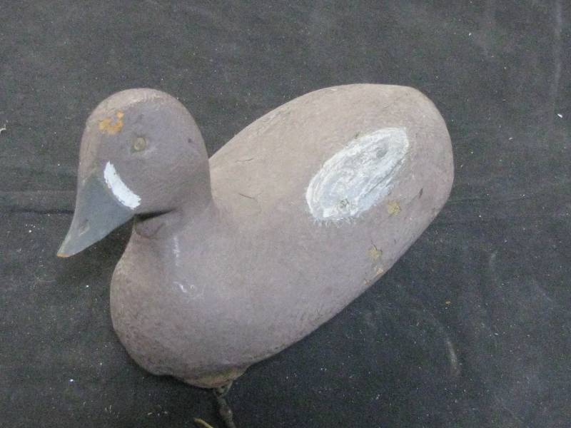 lot 38 image: Antique Wooden Duck Decoy BLUE WING TEAL