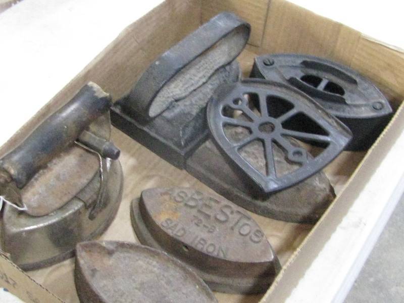 lot 55 image: Sad Irons