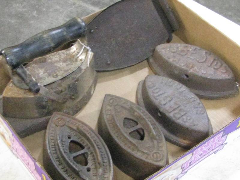lot 56 image: Sad Irons