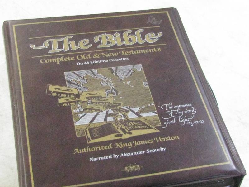 lot 60 image: Bible on Tape