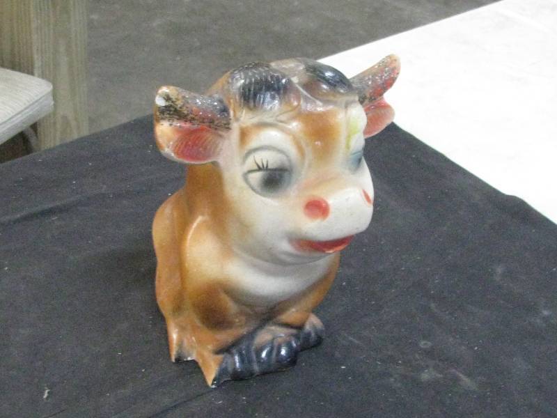 lot 69 image: Chalkware Bull