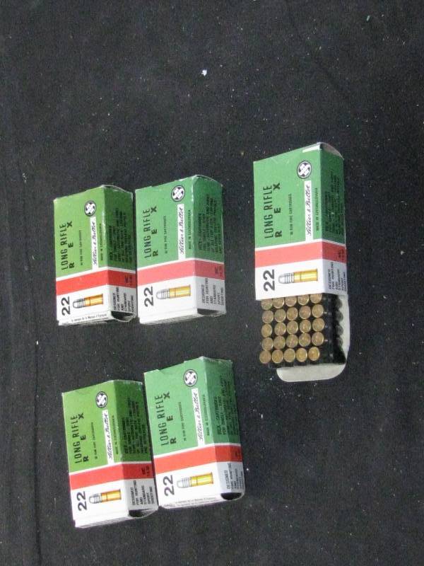 lot 14 image: Rex 22 Long Rifle Ammo