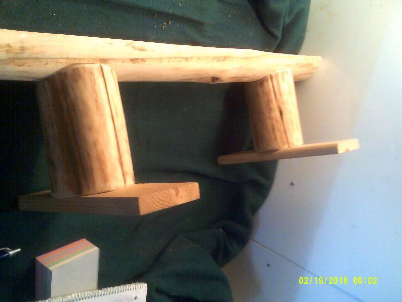 lot 34 image: PINE MANTLE SHELF