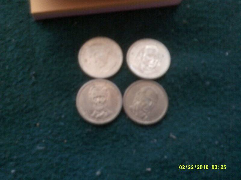 lot 57 image: 4 COLLECTOR GOLD DOLLERS