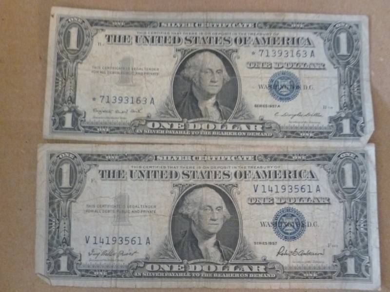 lot 78 image: U.S Silver Certificates