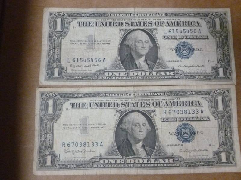 lot 79 image: U.S Silver Certificates
