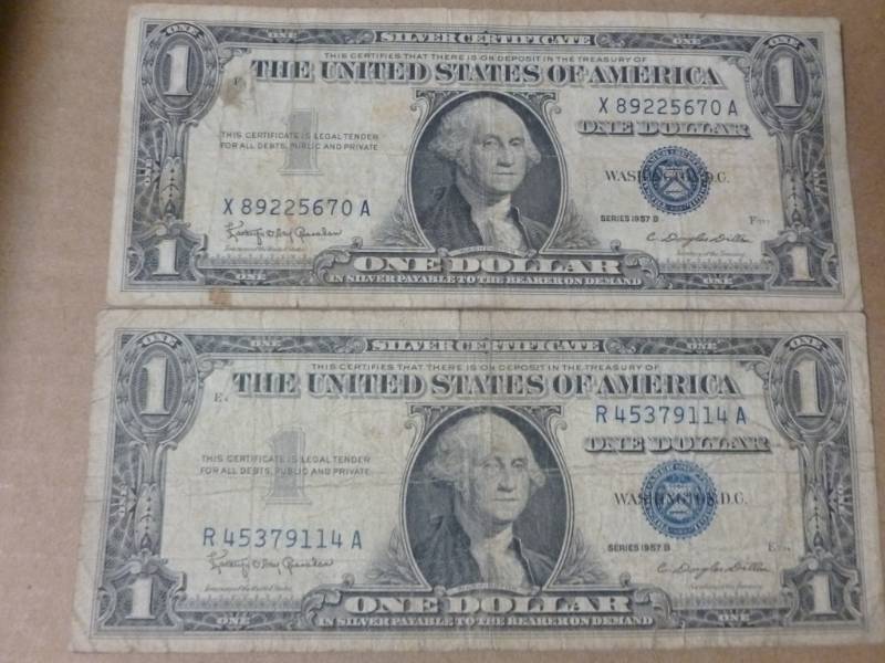 lot 80 image: U.S Silver Certificates