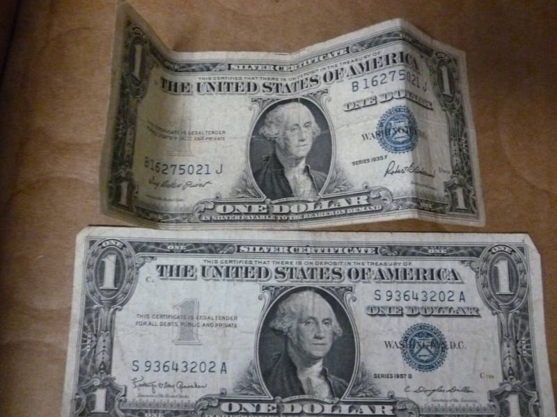 lot 84 image: U.S Silver Certificates