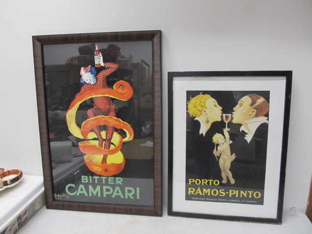 2 Antique Style Advertising Posters