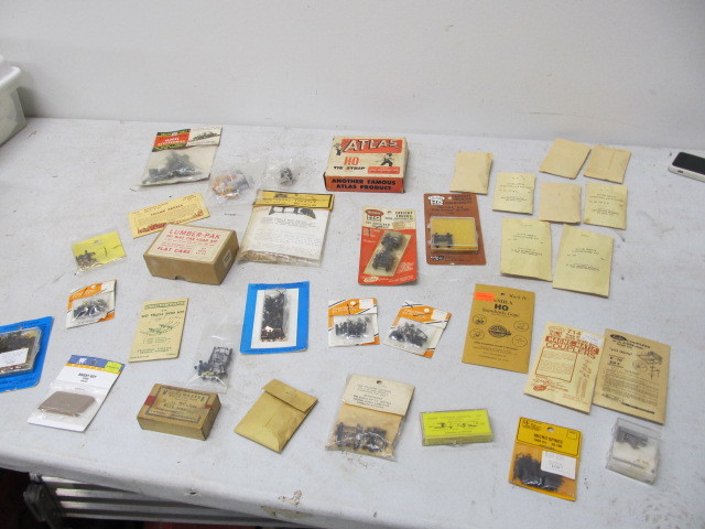 Large Lot of NOS Vintage HO Train Accessories