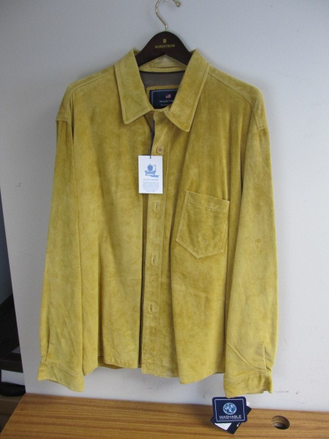 Mens Newport Harbor Suede Jacket - NEW WITH TAGS - XL