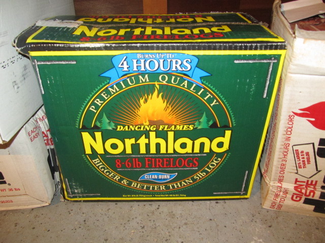 Lot of Brand New Fireplace Logs (25)