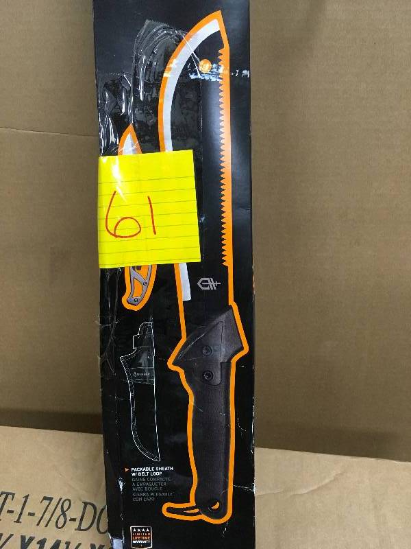 lot 61 image: Gerber gator machete jr