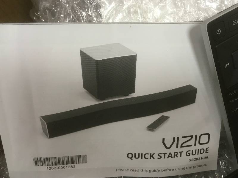 lot 14 image: VIZIO SmartCast 38 2.1 Sound Bar System