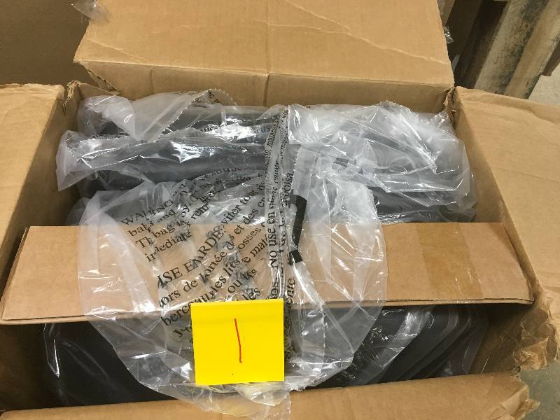 lot 1 image: Lot of 2 - Lifetime Folding Tables Classic Commercial Folding Chair in Black (4-Pack) - New - 8 chairs total