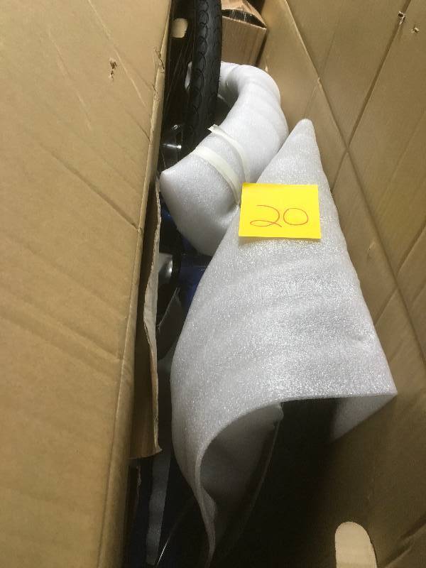 lot 20 image: Firmstrong Firmstrong ANYjourney Mens 7 speed bicycle Navy Blue.open box not used