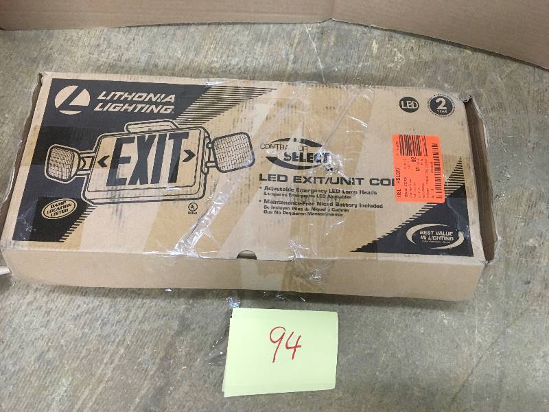 lot 94 image: Lithonia Lighting LED EXITUnit Sign