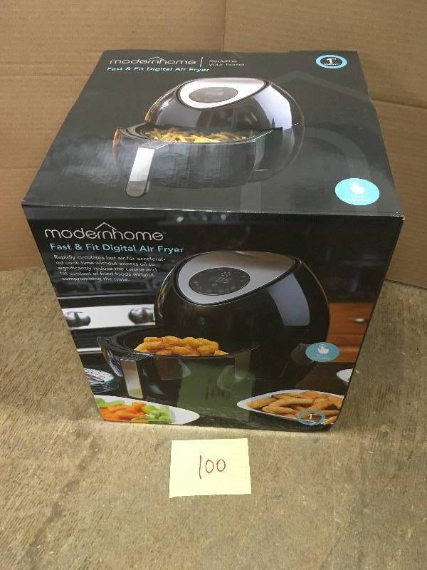lot 100 image: Modernhome Fast & Fit Digital Air Fryer