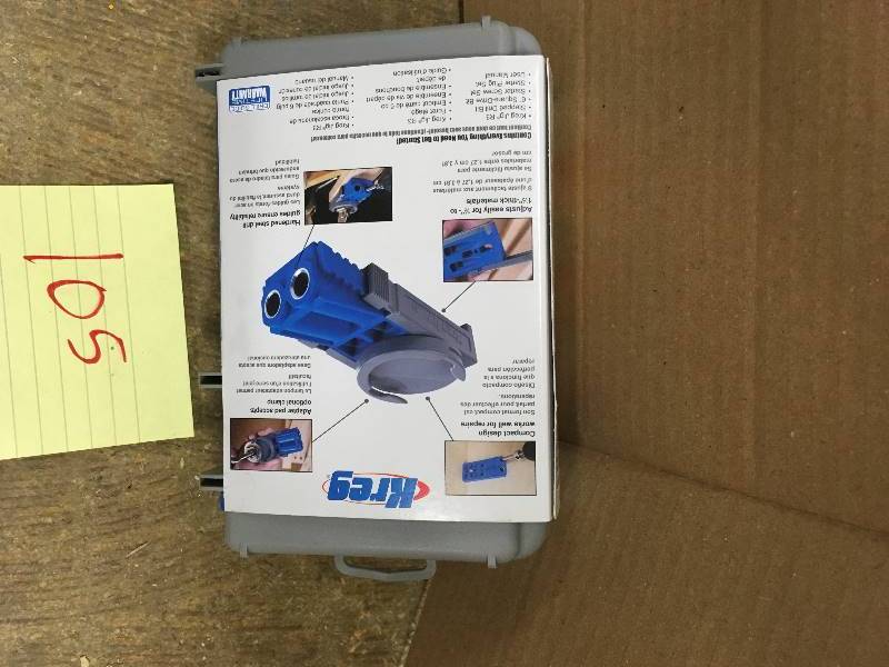 lot 105 image: Kreg R3 Jr. Pocket Hole Jig System