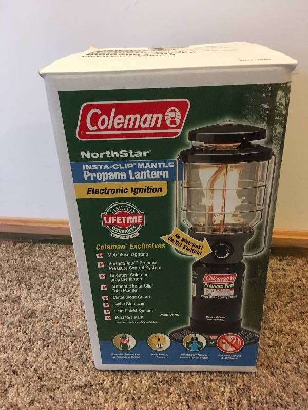 lot 28 image: NEW Coleman Northstar Propane Lantern