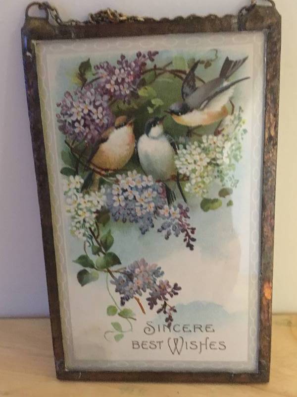 lot 53 image: Framed 1912 Postcard