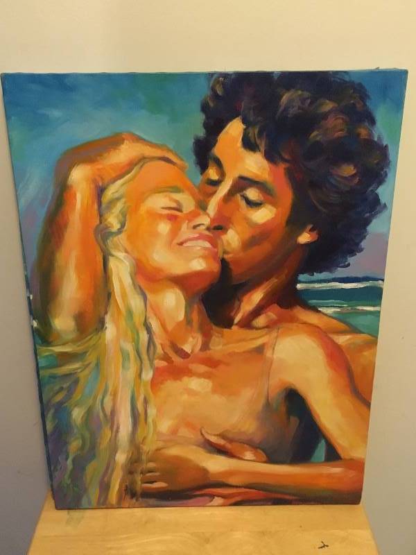lot 54 image: Original Oil Painting on Canvas MANAWA III