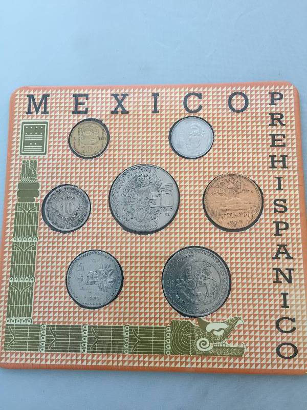 lot 7C image: Mexico Prehispanico Coin Set  Loose Coins