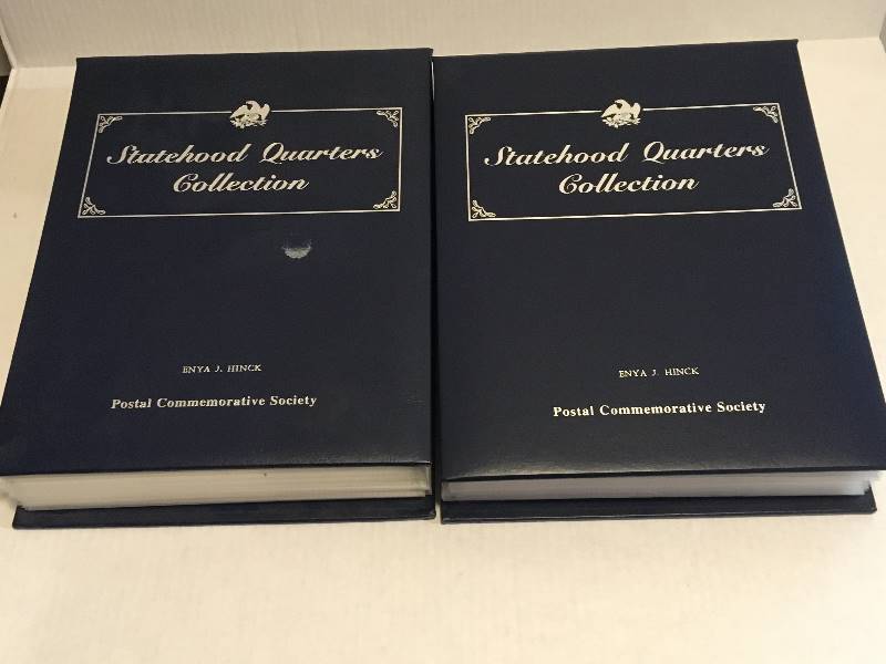 lot 5 image: Statehood Quarters Collection - Coin & Postage Stamps - Complete Vol 1 & II