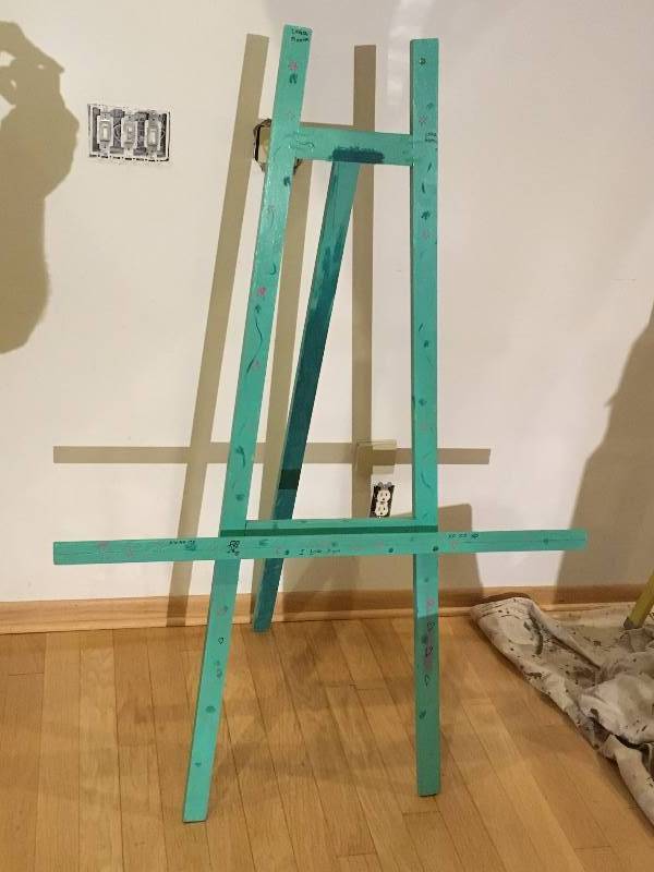 lot 137 image: Wooden Art Easel