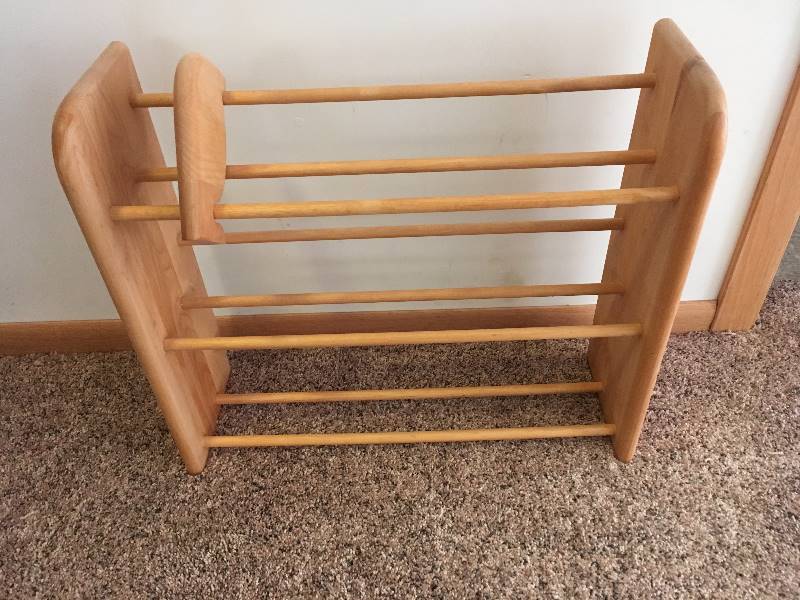 lot 170 image: Wooden CD DVD Rack