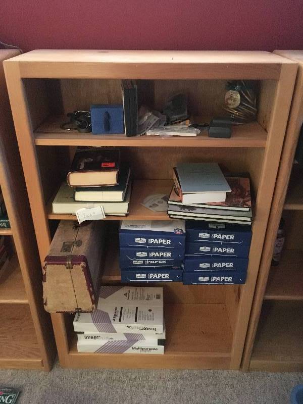 lot 177 image: Wood Bookshelf