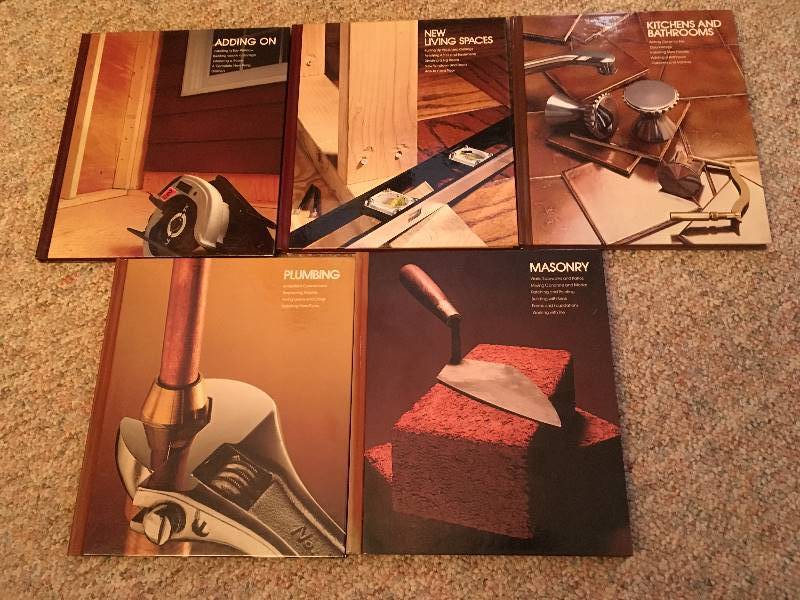 lot 182 image: Time Life Home Repair & Improvement Books - Set of 4