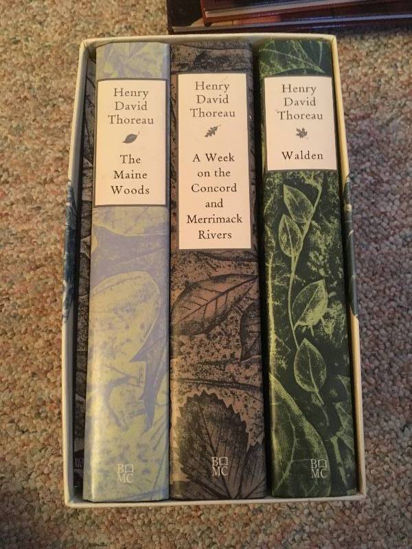 lot 183 image: Henary David Thoreau Books - Set of 4