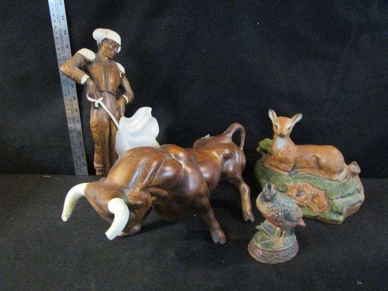 lot 51 image: Matador and Bull, Deer Partridge