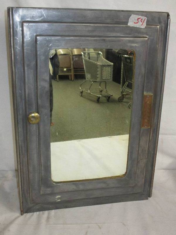 lot 54 image: Old Medicine Cabinet
