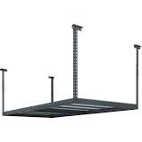 lot 30 image: New Age 4 ft x 8 ft Adjustable Overheaad Rack - Grey - Open Box Never Used