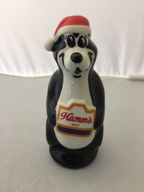lot 6 image: Hamms Beer Bear Santa Hat