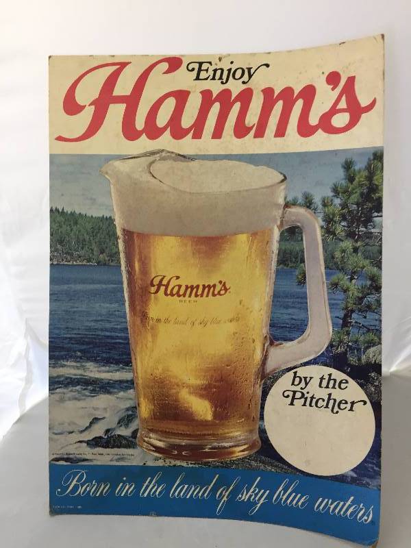 lot 7B image: Hamms Ashtray, Cardboard Advertising, Vest