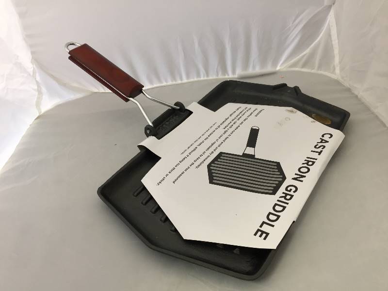 lot 49 image: Cast Iron Griddle