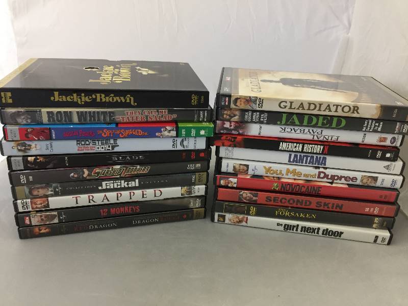 lot 50 image: 20 DVDs